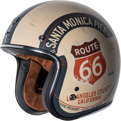TORC T50/Del Mar Open Face 3/4 Motorcycle Helmet with Graphics in Saudi Arabia
