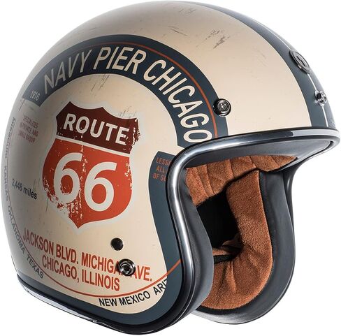 TORC T50/Del Mar Open Face 3/4 Motorcycle Helmet with Graphics in Saudi Arabia
