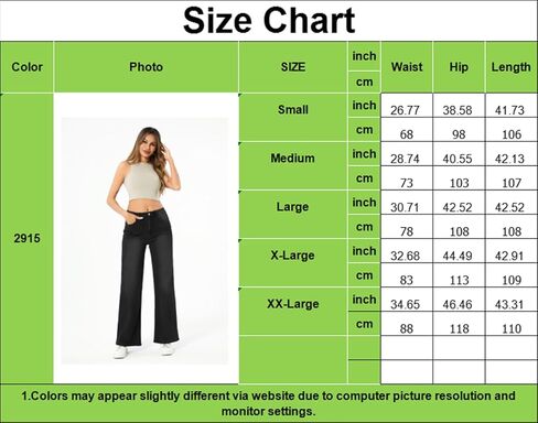 Straight Leg Jeans for Women,High Waisted Wide Leg Loose Microelastic Wide Leg Denim Pants in Kuwait