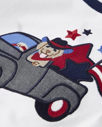 Gymboree Boys' and Toddler All Holidays Short Sleeve Embroidered Tops in Saudi Arabia