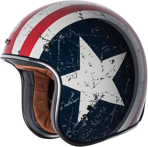 TORC T50/Del Mar Open Face 3/4 Motorcycle Helmet with Graphics in Saudi Arabia