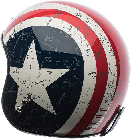 TORC T50/Del Mar Open Face 3/4 Motorcycle Helmet with Graphics in Saudi Arabia