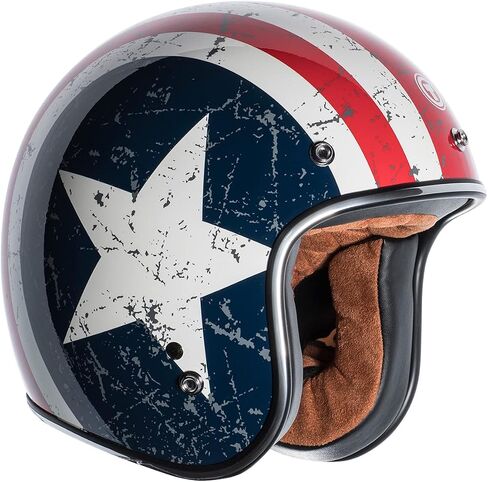 TORC T50/Del Mar Open Face 3/4 Motorcycle Helmet with Graphics in Saudi Arabia