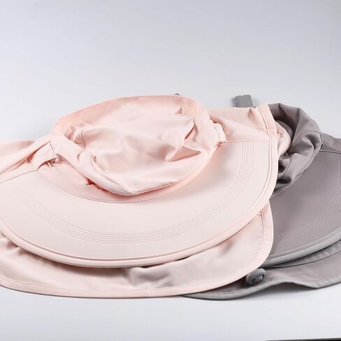 Sun Hat for Men Women, Outdoor UV Sun Protection Wide Brim Hat with Face Cover Neck Flap for Fishing Hiking Hats in Saudi Arabia