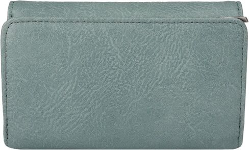 Roxy Women's Wallet | ID Window | Passport Window | Zip Closure | Card Slots | Travel | Everyday Carry | Faux Leather in Saudi Arabia