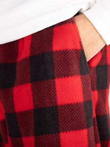 Zaful Men Plaid Print Disual Pants Lourd Fit Straight Pajama Pants Fleece Fleece Spectupant in Saudi Arabia