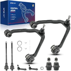 KAX Front Lower Upper Control Arms w/Ball Joints for RWD Chevy Silverado GMC Sierra 1500 1999-2006 Front End Suspension Kit K620265 K620264 K80942 4pcs