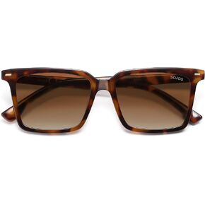 SOJOS Trendy Polarized Square Sunglasses Womens Men Retro Vintage 90s Sun Glasses SJ2387