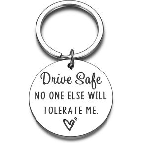 ACCOLIAMBER Gifts for Boyfriend from Girlfriend Drive Safe Keychain for Boyfriend Birthday Gifts Husband Valentines Christmas in Kuwait