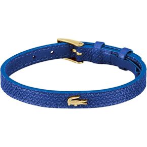 Lacoste.12.12 سوار جلدي للنساء - يمكن تعديله بسهولة - التصميم الحديث ، مجموعة مميزة - ملحق الموضة - هدية لها