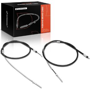 A-Premium 2-PC Set Rear Driver & Passenger Side Parking Brake Cable Assembly Compatible with BMW Models - 323Ci 328Ci 323i 2000, 325Ci 325i 330Ci 330i 330xi M3 2001-2006, 328i 1999-2000