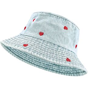 قبعات دلو قلب دنيم ، شاطئ قابلة للتعبئ in Kuwait