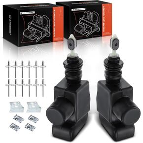 A-Premium Door Lock Latch Actuator Motor Compatible with Chevy, GMC, Buick, Cadillac, Oldsmobile, Pontiac & Jeep Vehicles - Suburban Regal Century and More Models, with Dirt-Proof Boot, 2-PC Set