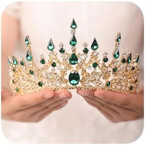 JWICOS Tiara Crown for Women Bridal Wedding Headband Hair Accessories for Birthday Prom Pageant Costume Party Wedding