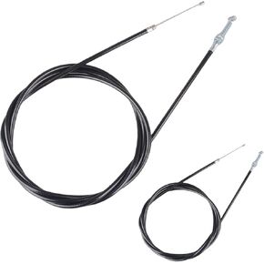 75" inch Universal Straight Throttle Cable for 90cc 110cc 125cc Gas Scooter, Go Kart, Kandi, Mini Bike, Dirt Bike Buggy L5C00049FM5020500 (1 pcs)