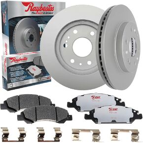 Raybestos E3K50015 Element3 دوارات مجموعة الفرامل الأمامية البديلة للسيارات ومنصات هجينة لـ Cadillac Escalade ESV/XTS ، Chevy Silverado 1500/Suburban/Tahoe ، GMC Sierra/Yukon/Yukon XL