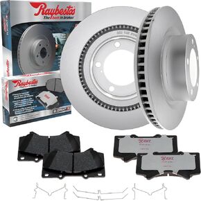 Raybestos E3K90012 Element3 Automotive Replacement Front Brake Kit Rotors and Hybrid Pads for 2016-2019 Lexus LX570, 2016-2021 Toyota Land Cruiser, 2008-2022 Toyota Sequoia, 2007-2021 Toyota Tundra