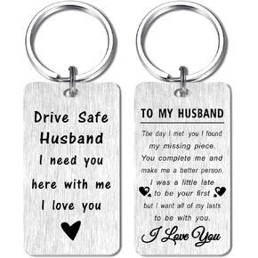 Soulmate Anniversary Valentine Wedding Keychain Gifts for Love Husband Wife Girlfriend Boyfriend Birthday Christmas Present