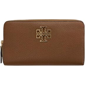Tory Burch Women's Leather Britten Zip Continental Wallet (Moose)