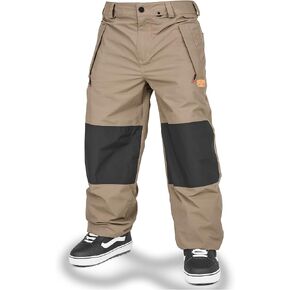 Volcom Men's Longo Gore-Tex الفضفاض Fit Fit Pant Pant Chestnut Brown