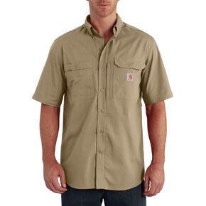 Carhartt Men's Force Ridgefield Short Sleeve T-shirt (أحجام منتظمة وكبيرة وطول) ، Khaki Dark ، X-Large