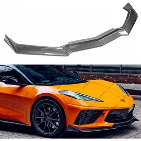 5pcs الأمامية الشفاه الأمامية المتوافقة مع 2020-2025 Chevy Corvette C8 Z51 ، 5VM النمط الهوائي سد السد السفلي للذقن مجموعة من طقم الجسم نوبات لعام 2020 2021 2022 2023 2024 2025 (أسود لامع)