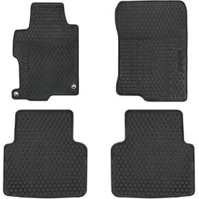 Car Floor Mats for Honda Accord 10th Generation 2018 2019 2020 2021 2022 Custom Fit Full Black Rubber Auto Liner Mats All Weather Protection Heavy Duty Odorless