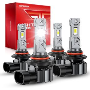 مصابيح Torchbeam 9005/HB3 ، 30،000 لتر 800 ٪ من المصابيح الإضاءة أكثر إشراقًا ، 6500 كيلو باس in Kuwait