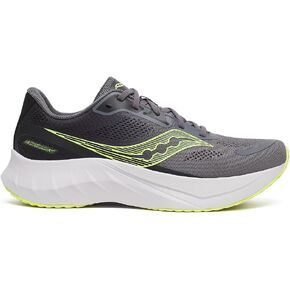 Saucony Men's Tide 2 Sneaker, Carbon/Primrose, 13