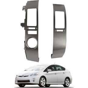 لوحة تقليم AC Dash Air Center متوافقة مع Toyota Prius 1.5L 2004-2009 Air Vent Outlet لوحة 1 زوج الأيسر واليمين يحل محل 55670-47060 55680-47020