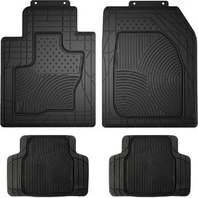 Smart Fit 79930 3 قطع مجموعة حصيرة أرضية مطاطية سوداء