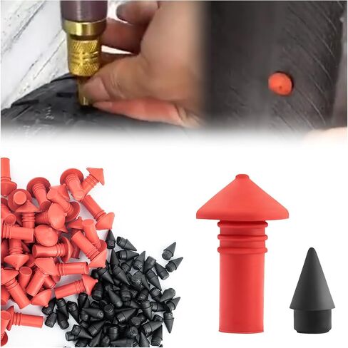 Mushroom Tire Plug Kit with 90PCS Pins,Practical Rapid Plug 2.0 Tire Repair for Flat Tire Repair Kit,Car Accessories Mushroom Plug Tire Repair Kit Fits Tubeless Tires (90pcs large mushroom heads) in Saudi Arabia