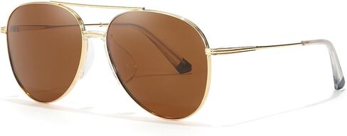 TJUTR Tangle Free Aviator Sunglasses for Women Men, Polarized UV400 Protection Trendy Shades, No-Snag Metal Frame Glasses in Saudi Arabia