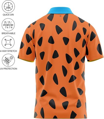 Funny Parody Golf Polo Shirt – Fun Movie Performance Quick Dry UPF Sun Protection Moisture Wicking Casual Wear Shocker Golf in Kuwait