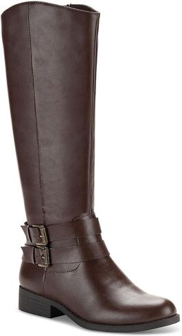 Style & Co. Womens Maliaa Faux Leather Riding Boots-High High in Kuwait