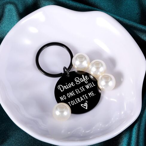 ACCOLIAMBER Gifts for Boyfriend from Girlfriend Drive Safe Keychain for Boyfriend Birthday Gifts Husband Valentines Christmas in Saudi Arabia
