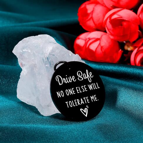 ACCOLIAMBER Gifts for Boyfriend from Girlfriend Drive Safe Keychain for Boyfriend Birthday Gifts Husband Valentines Christmas in Saudi Arabia