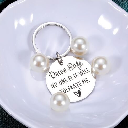 ACCOLIAMBER Gifts for Boyfriend from Girlfriend Drive Safe Keychain for Boyfriend Birthday Gifts Husband Valentines Christmas in Kuwait