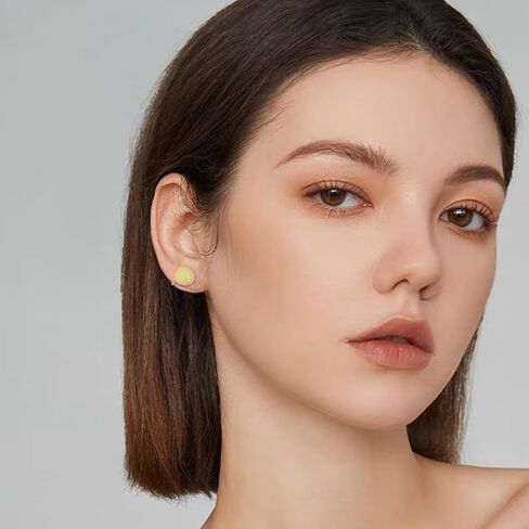 أقراط الضغط ل keloids من الفولاذ المقاوم للصدأ مقاطع الأقراط دوامة أقراط غير مقاس قوس قزح أقراط الأذن المعدنية الأذن القابلة للتعديل القابلة للتعديل للنساء للنساء السيدات in Kuwait