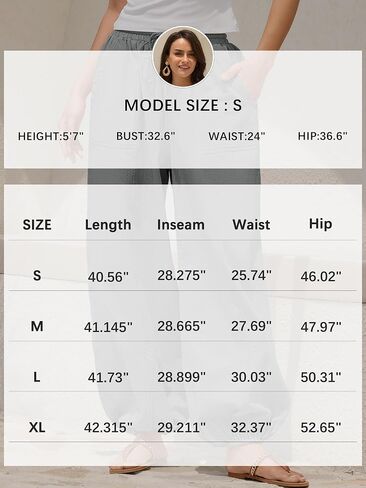Zaful Women Linen Pants Summer Cinch Bottom Leg realtring الخصر غير الرسمي بانت 2025 ملابس عطلات السفر مع جيوب in Kuwait