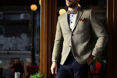 طقم علاقات القوس الخشبية الأنيقة للرجال البالغين - Walnut Bowties Wood - ملحق للأزياء لحفل الزفاف والحفلة والتخرج وعيد الميلاد in Kuwait