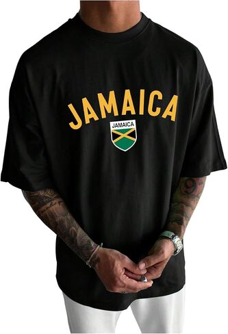 WDIRARA Men's Brazil Soccer Jersey Crew Neck Graphic T Shirt Short Sleeve Ringer Tee in Saudi Arabia