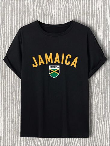 WDIRARA Men's Brazil Soccer Jersey Crew Neck Graphic T Shirt Short Sleeve Ringer Tee in Saudi Arabia