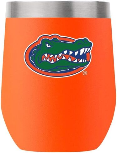 Gametime Sidekicks Miami 12oz Dark Orange Stemless Tumbler - Officially Licensed, 18/8 Stainless Steel, Double-walled, Vacuum-insulated, UV LED Printed Logos, Sweatless, Stays Hot/Cold - in Saudi Arabia