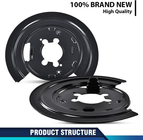 PIT66 New Disc Brake Dust Shields Backing Plates Compatible with Chevy C10 / C1500 Trucks and Suburbans 1971-1987, Fit GMC C15 / C1500 Trucks and Suburbans 1971-1987 in Saudi Arabia