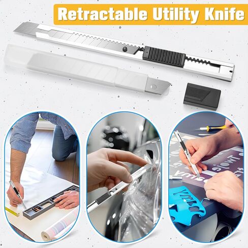 مجموعة تظليل النوافذ، مجموعة أدوات تغليف الفينيل مكونة من 15 قطعة، طقم تظليل لتغليف السيارة، فيلم الخصوصية، غشاء نافذة من الزجاج الملون، ورق الحائط، ومشروع الفينيل DIY، أدوات تظليل النوافذ يمكن للمبتدئين استخدامها in Kuwait