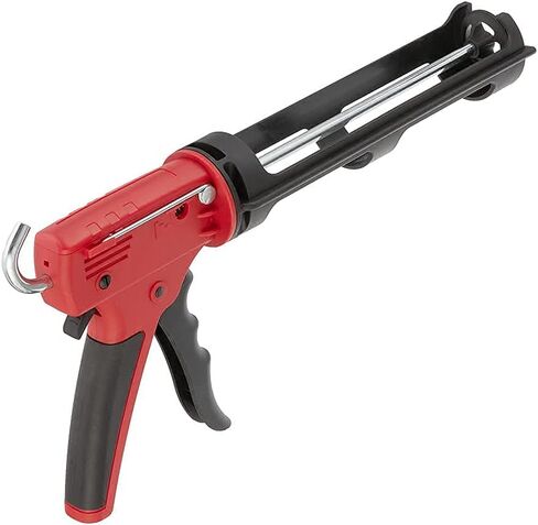 INTERTOOL Drip-Free Hand Caulking Gun, 10 oz. Tube, 10:1 Thrust Ratio, Lightweight Durable Body, Smooth Rod, Quiet Ratcheting HT-0027 in Saudi Arabia