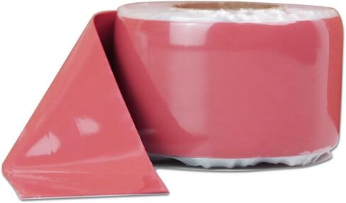 شريط سيليكون ذاتي الدمج من مطاط السيليكون، شريط لاصق ذاتي مقاوم لدرجات الحرارة العالية والمنخفضة، بطول 16.4 قدم، مقاوم للأكسدة والأشعة فوق البنفسجية لعزل الكابلات ذات الجهد العالي in Kuwait