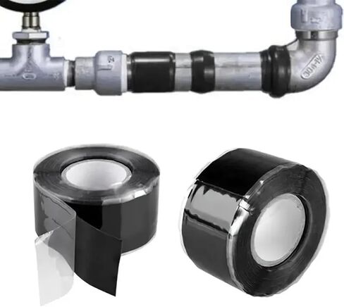 شريط سيليكون ذاتي الدمج من مطاط السيليكون، شريط لاصق ذاتي مقاوم لدرجات الحرارة العالية والمنخفضة، بطول 16.4 قدم، مقاوم للأكسدة والأشعة فوق البنفسجية لعزل الكابلات ذات الجهد العالي in Kuwait