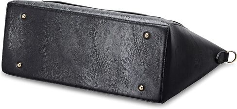 Badgley Mischka Caroline Vegan Leather Tote Weekender Travel Bag (Black) in Saudi Arabia
